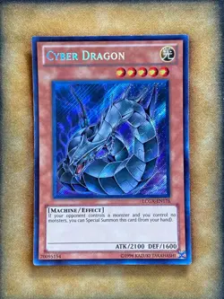 Yugioh Cyber Dragon LCGX-EN176 Secret Rare NM - Image 1