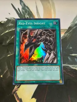 Yugioh Red-Eyes Insight Super Rare RA03 - Image 1