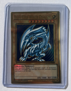 YuGiOh! Blue-Eyes White Dragon | MAGO-EN001 Maximum Gold Rare | 1st Edition | NM - Image 5