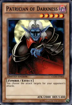 Patrician Of Darkness - Limited Edition GLD5-EN002 - NM - YuGiOh - Image 1