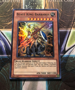 *** BEAST KING BARBAROS *** SUPER RARE CT08-EN005 (LP) YUGIOH! - Image 1