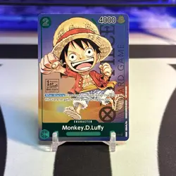 Monkey.D.Luffy (037) (1st Anniversary) P-037 One Piece Promotion Cards Foil - Image 1