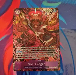 OP13-064 Gol D Roger SR Alt Art Carrying on His Will English One Piece TCG - Image 1