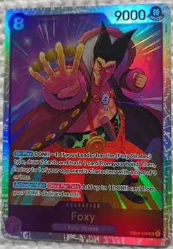 (4) SR OP14 SR (Foxy, Mr.2.Bon.Kurei,Ms.All Sunday, Jinbe) English NM - Image 5