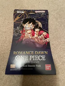 One Piece Op01 Romance Dawn Pre Errata Original Release First Wave Sleeved... - Image 1