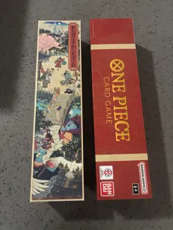 One Piece 1st Anniversary Set English Version No Cards, Inc Playmat & Sleeves - Image 1