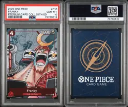 2023 One Piece ST01-010 Franky-Premium Card Collection 25th Anniversary PSA 10 - Image 3