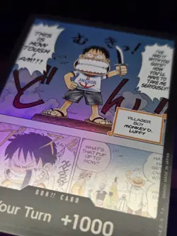 DON!! Card (Young Luffy) (Devil Fruits Collection Vol. 1) One Piece Promo Foil - Image 3