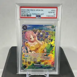 Rebecca (SP) OP06 PSA 10 - One Piece OP05-091 Wings of the Captain Foil English - Image 1