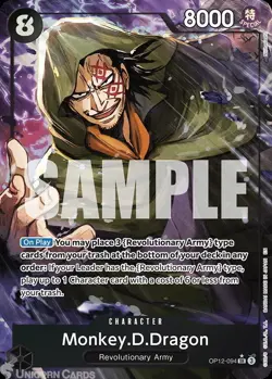 Monkey.D.Dragon Alt Art OP12-094 SR One Piece TCG - Image 1