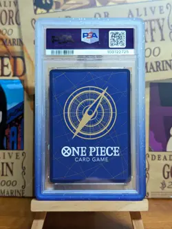 Monkey D. Luffy - OP07-109 - ONE PIECE DAY 24 PROMO PSA 10 Japanese With Guard - Image 4