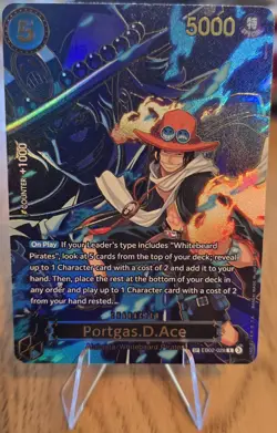 Portgas.D.Ace - EB02-028 (SP) - Carrying On His Will (OP13) English One Piece - Image 1