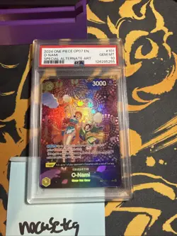 O-NAMI SPECI4L ALT ART ONE PIECE OP07-500 YEARS IN THE FUTURE 2024 101 PSA 10 - Image 4