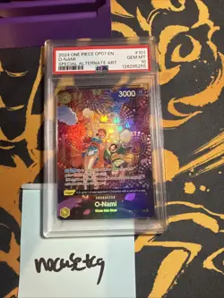 O-NAMI SPECI4L ALT ART ONE PIECE OP07-500 YEARS IN THE FUTURE 2024 101 PSA 10 - Image 5