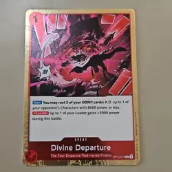 One Piece Divine Departure Card Rare OP10-019 Royal Blood NM FOIL TCG CCG - Image 1