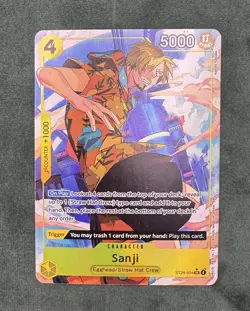 One Piece Starter Deck 29 Sanji Full Art ST29-004 Egghead Foil NM - Image 1