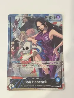 One Piece Card Game Boa Hancock OP07-038 PSA English Exclusive Promo - Image 1