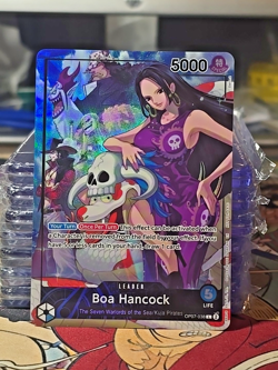 One Piece Card Game Boa Hancock OP07-038 PSA English Exclusive Promo - Image 1