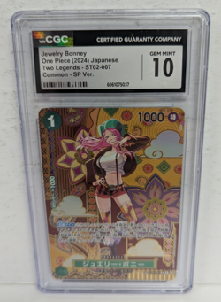Jewelry Bonney One Piece 2024 Japanese Two Legends ST02-007 Common SP Ver CGC10 - Image 1