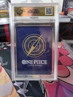 One Piece Card Game Boa Hancock OP07 Manga Alt Art AGS GEM MINT 10 English Slab - Image 2
