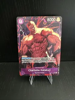 Charlotte Katakuri OP11-067 One Piece CCG a Fist of Divine Speed Super Rare - Image 1