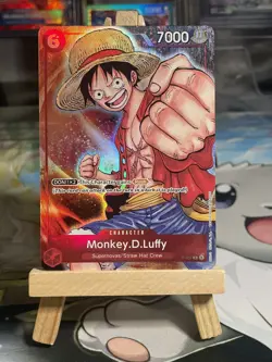 One Piece Premium Card Collection Bandai Games Fest 23-24 Monkey.D.Luffy P-001 - Image 1