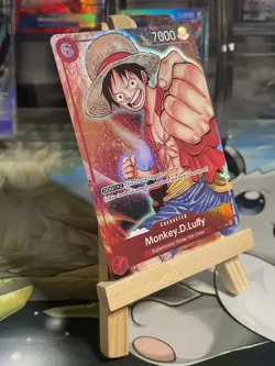 One Piece Premium Card Collection Bandai Games Fest 23-24 Monkey.D.Luffy P-001 - Image 3