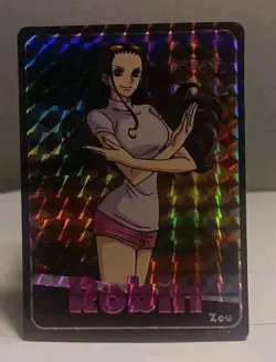 One Piece Holographic Trading Sticker Zou Robin - Image 1