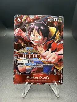 Monkey.D.Luffy (Winner Pack Vol. 5) SR One Piece Promotion Cards ST01-012 NM - Image 1