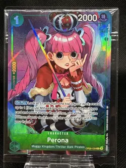 Perona (Illustration Box Vol.4) OP09-034 One Piece Promotion Cards Foil SEALED - Image 1