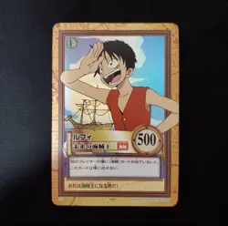 PREORDER 1999 One Piece Carddass Hyper Battle Holo Luffy C01 - Rookie - Image 1