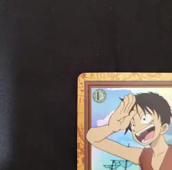 PREORDER 1999 One Piece Carddass Hyper Battle Holo Luffy C01 - Rookie - Image 2
