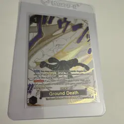 Ground Death Alt Art OP14-096 The Azure Sea's Seven. Event Manga One Piece Card - Image 1