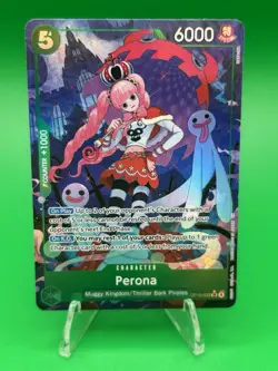 One Piece Perona (033) (Alternate Art) The Azure Sea’s Seven OP14-EB04 LP - Image 1