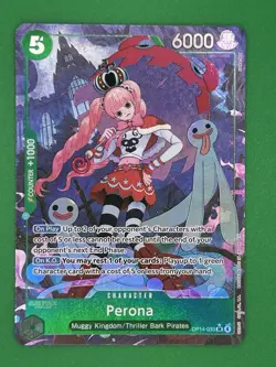 One Piece Perona (033) (Alternate Art) The Azure Sea’s Seven OP14-EB04 LP - Image 5