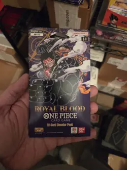One Piece TCG OP-10 Royal Blood Sleeved Booster Pack- Sealed English - Image 1