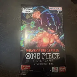 One Piece OP-06 Wings Of The Captain Blister Pack - Sleeved Booster - Brand New - Image 1