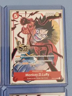 Monkey.D.Luffy One Piece ST01-012 SR 3rd Anniversary Edition English NM - Image 2