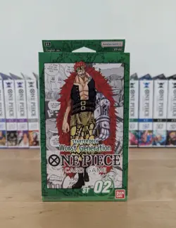 ONE PIECE TCG: Worst Generation Starter Deck (ST-02) New/Sealed 811039038397 - Image 1