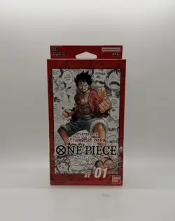 One Piece TCG Factory Sealed Starter Deck ST-01 Straw Hat Crew English Edition - Image 1