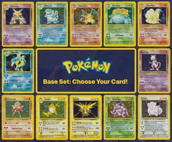 1999 Pokemon Base Set: Choose Your Card +Toploader 100% Authentic Free Shipping - Image 1