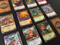 World of Warcraft WOW TCG : 9-Card Premium Holiday Promo Set - Image 1