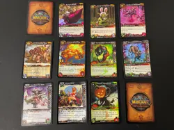 World of Warcraft WOW TCG : 9-Card Premium Holiday Promo Set - Image 2