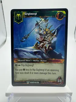 World of Warcraft TCG Throne Foil Hero Grglmrgl - Image 1