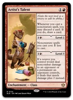 1x MTG Artist's Talent - Bloomburrow Rare! NM Mint! Ships Fast! - Image 1