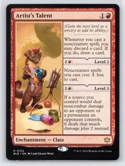 MTG Artist's Talent R Bloomburrow 124 NM - Image 1