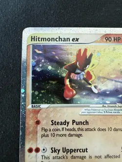 Hitmonchan EX Holo 98/109 Ruby And Sapphire Pokemon TCG - Image 2