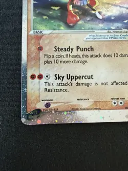 Hitmonchan EX Holo 98/109 Ruby And Sapphire Pokemon TCG - Image 5