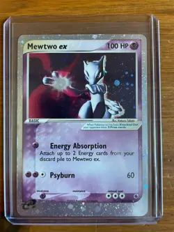 Pokemon Mewtwo ex holo EX Ruby & Sapphire 101/109 2003 Nintendo LP - Image 1