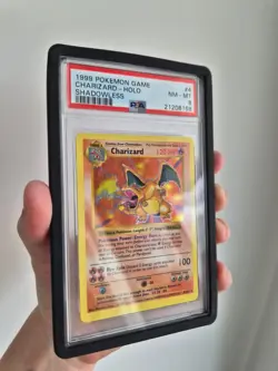 Stunning PSA 8 CHARIZARD Holo - SHADOWLESS - 1999 Pokemon Game - Image 2